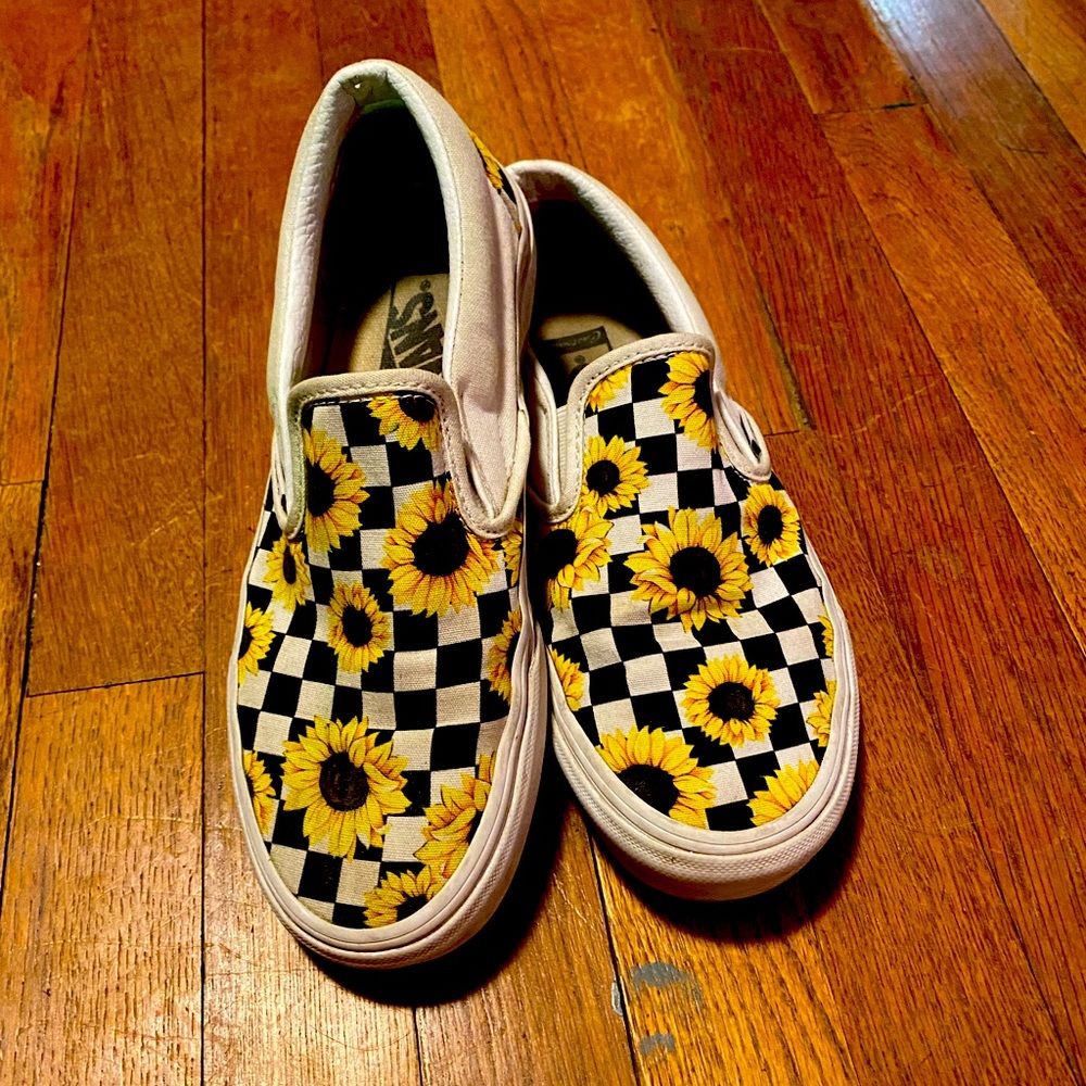 Custom Sunflower Vans